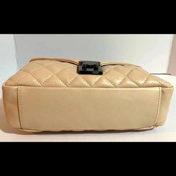 Borse in pelle pink quilted leather satchel handbag - Picture 4 of 11